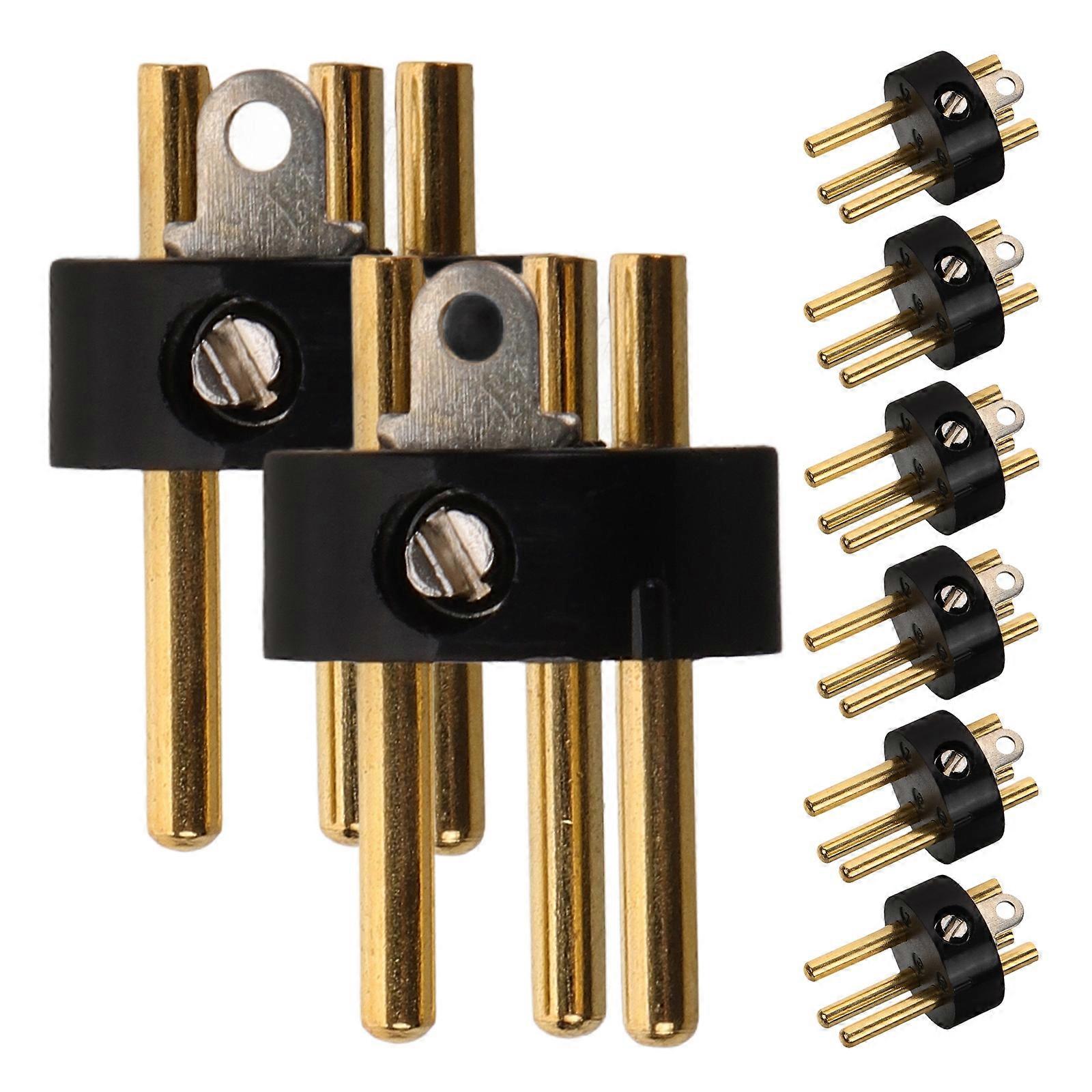 16 Pcs Three-Pin XLR Connectors Ideal For Amplifier Equipment Audio Extension In Compact Size For Easy Carrying