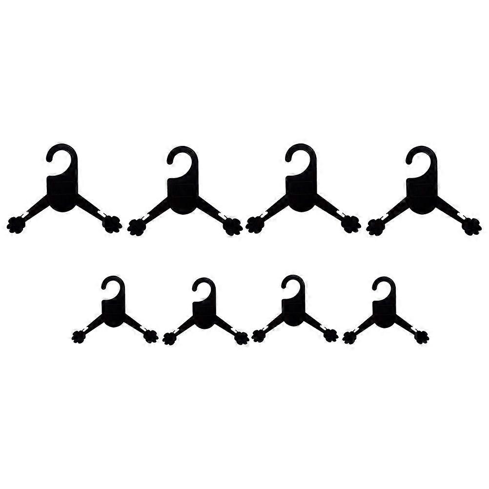 Dog Clothes Hanger Plastic Small Hanger for Pet Drying 16Pcs