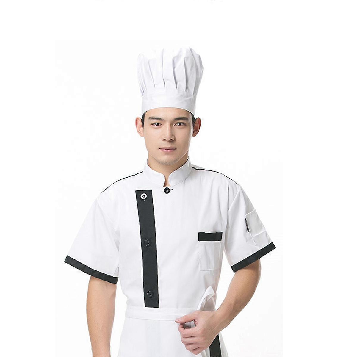 20Pcs Cooking Chef Hats Durable Round Dome Lightweight Headgear For Chefs And Cooks White Color