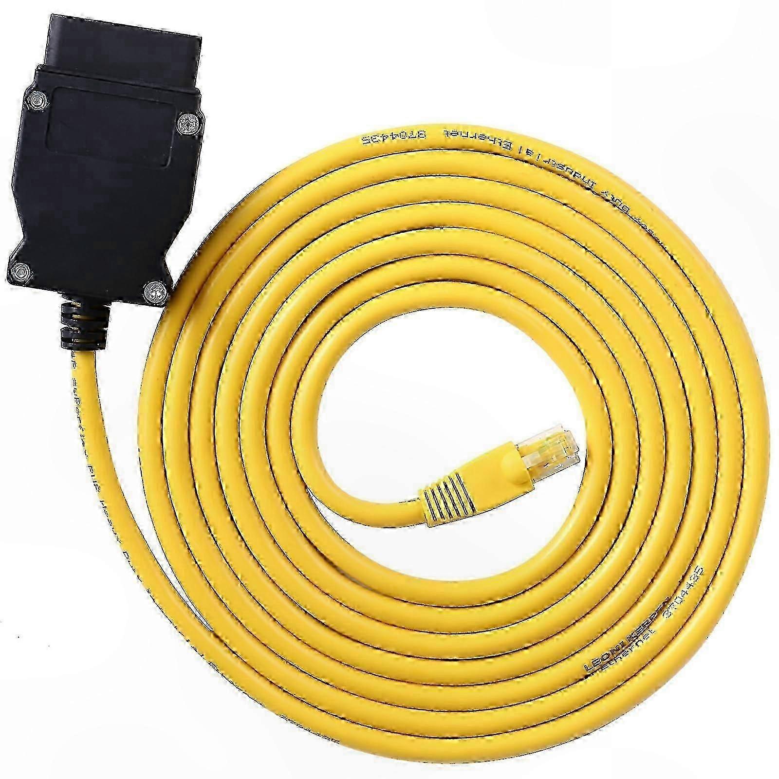 2025 Enet OBD2 Cable for F Series Coding, ENET Cable RJ45 Compatible with ESYS ICOM ISTA Bootmod3 Bimmercode OBD Cable, 9.84ft/3M