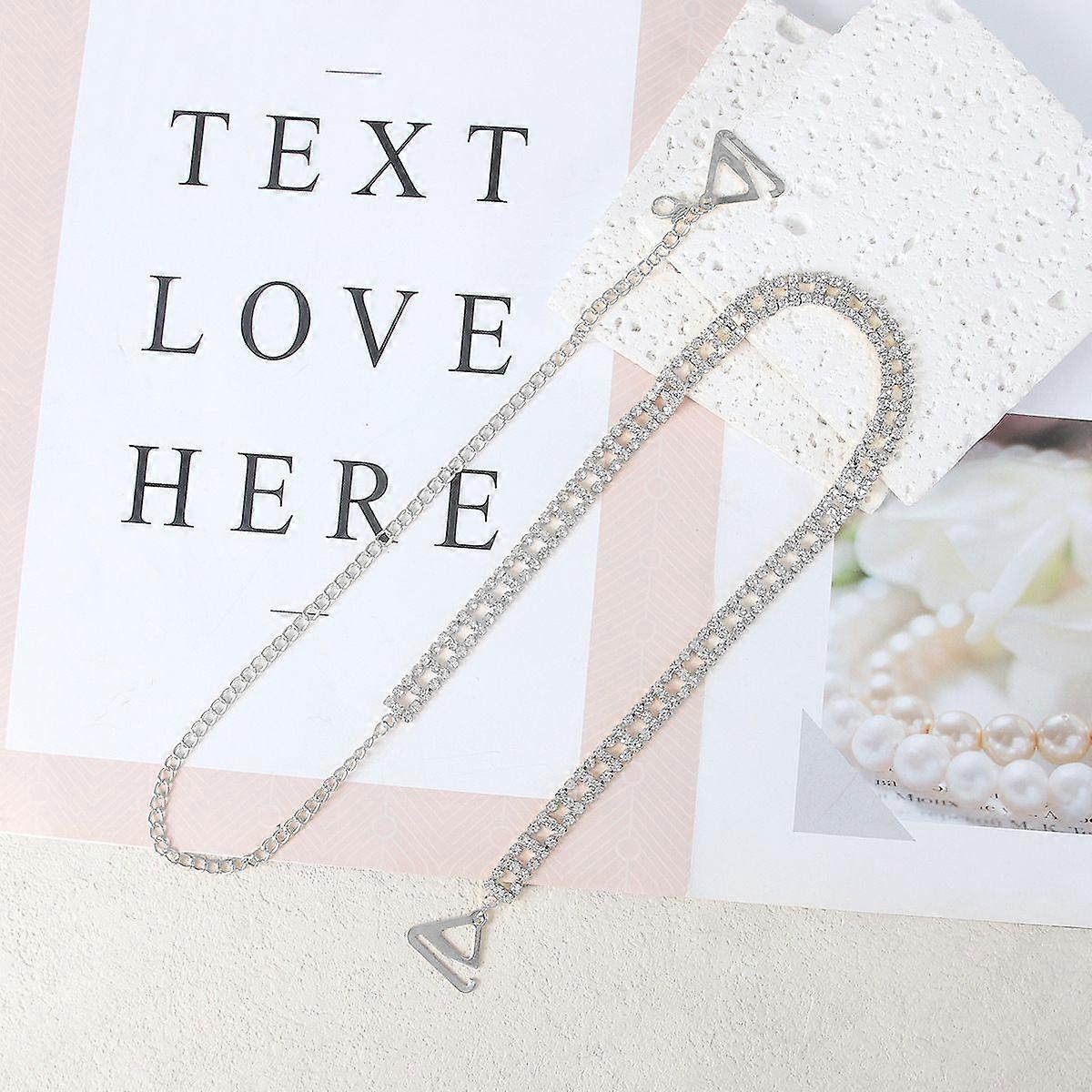 Mode einfache multi-farbe vielseitig strass schulter kette einstellbare hohl