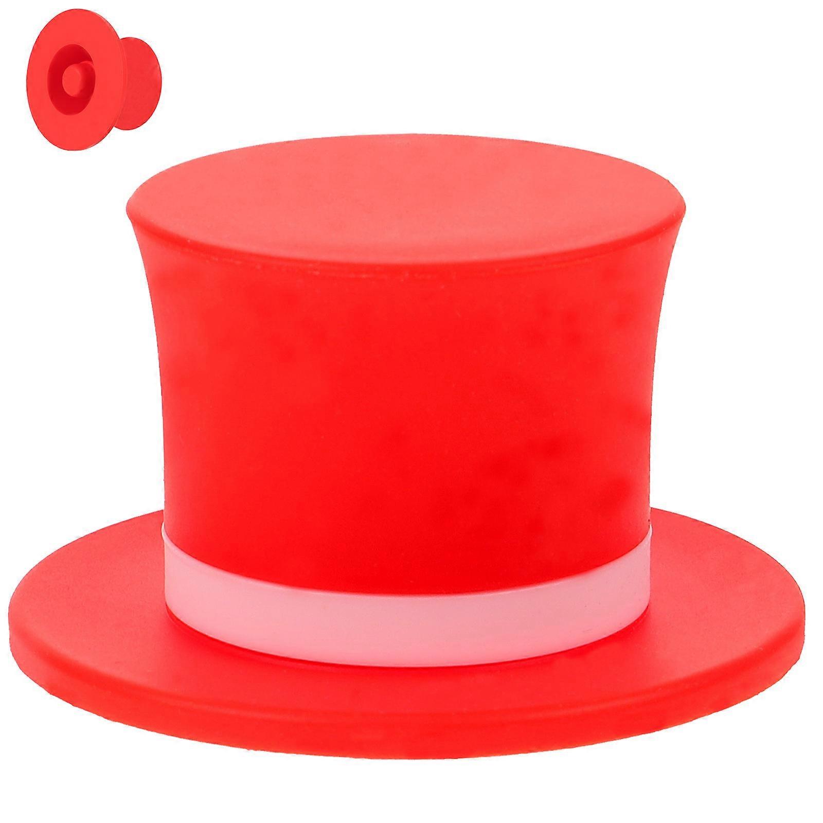 Red Silicone Hat Shape for Sealing