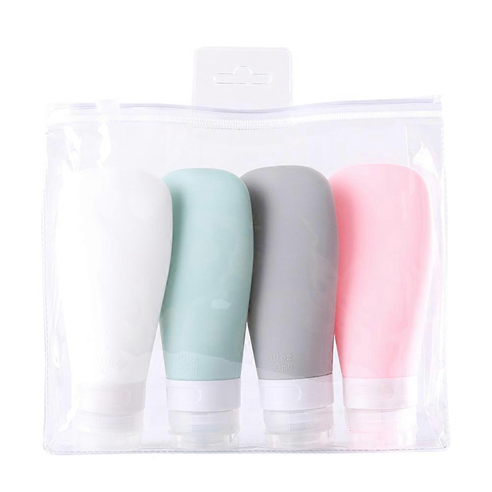 Travel Silicone Bottles Refillable Silicone Bottle Container with 12Pcs
