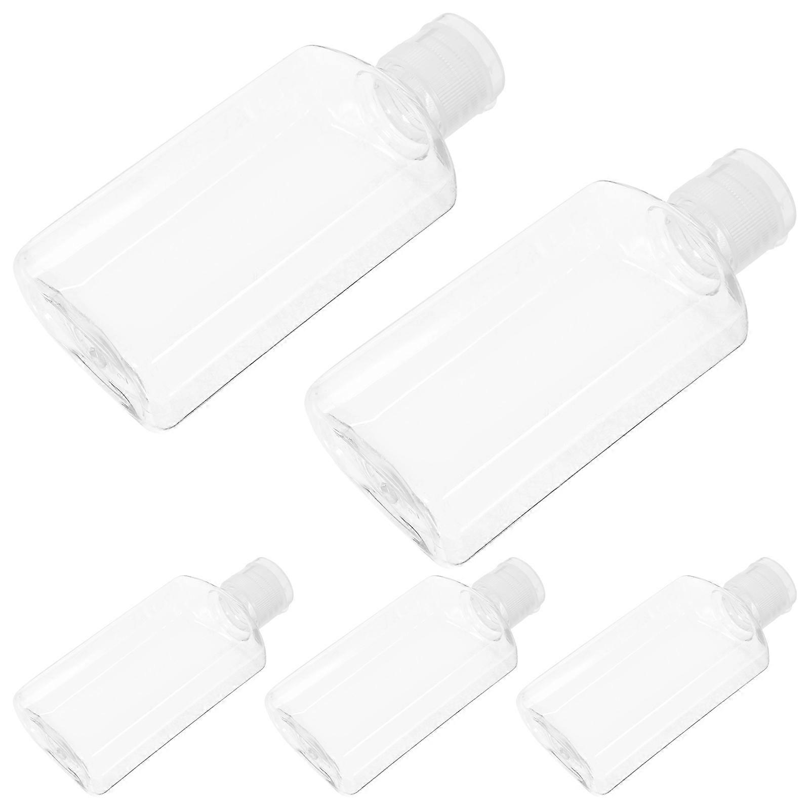 Pet Transparent Travel Bottles Lotion Dispenser Bottles for Storage Use 25Pcs