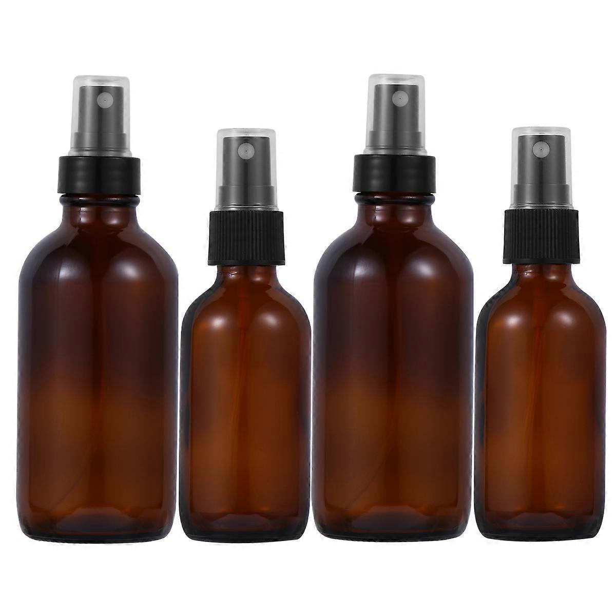 Empty Spray Bottle Glass Perfume Dispenser for Makeup 12Pcs Coffee