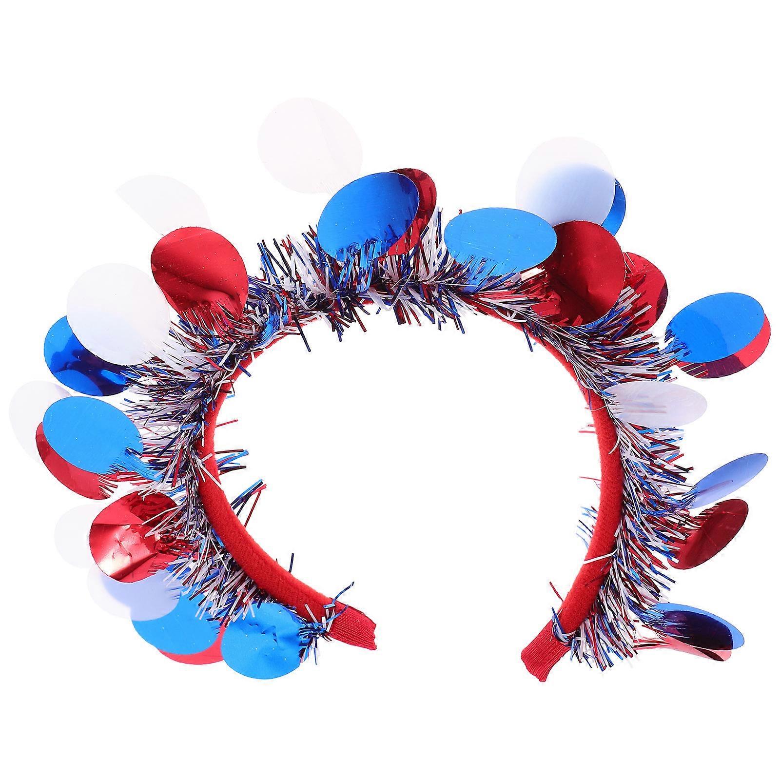 Independence Day Accessories Head Band For Masquerade And New Year Celebration Independence Day Design One Size Fits Most 1Pack