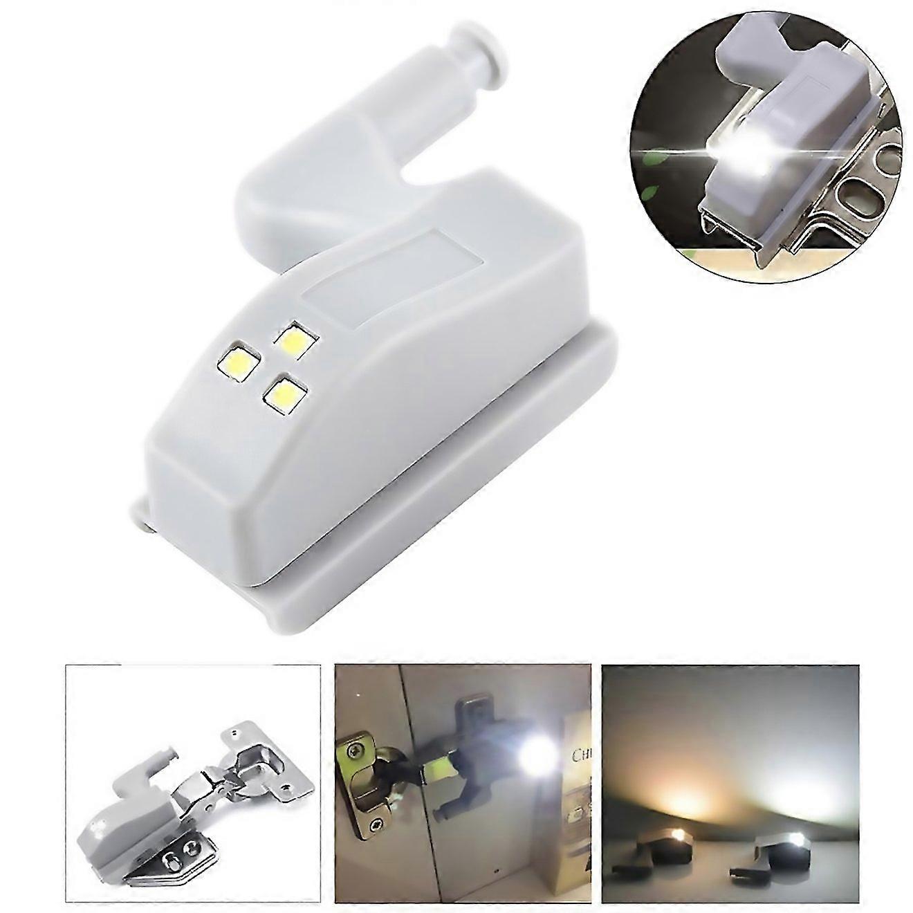For 03w Universal Inner Hinge Led Sensor Lamp Cupboard 3 Leds Night Light Auto Onoff