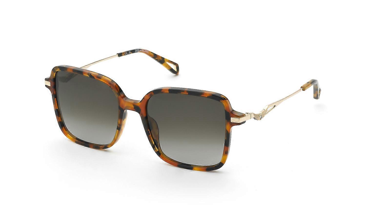 Sunglasses Zadig&Voltaire SZV466S 01FG AVANA ARANCIATA LUCIDA 55/18/140 WOMAN