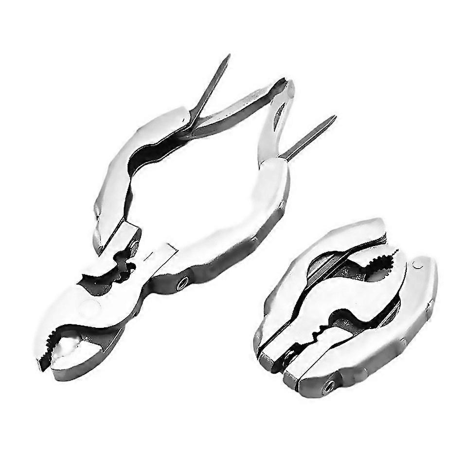 Tournevis à pince multifonction en acier inoxydable, outil EDC portable, décapsuleur, 9 po