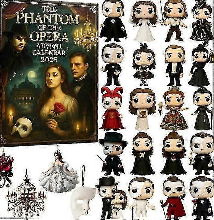 2025 Christmas Advent Calendars Decoration Acrylic Full style