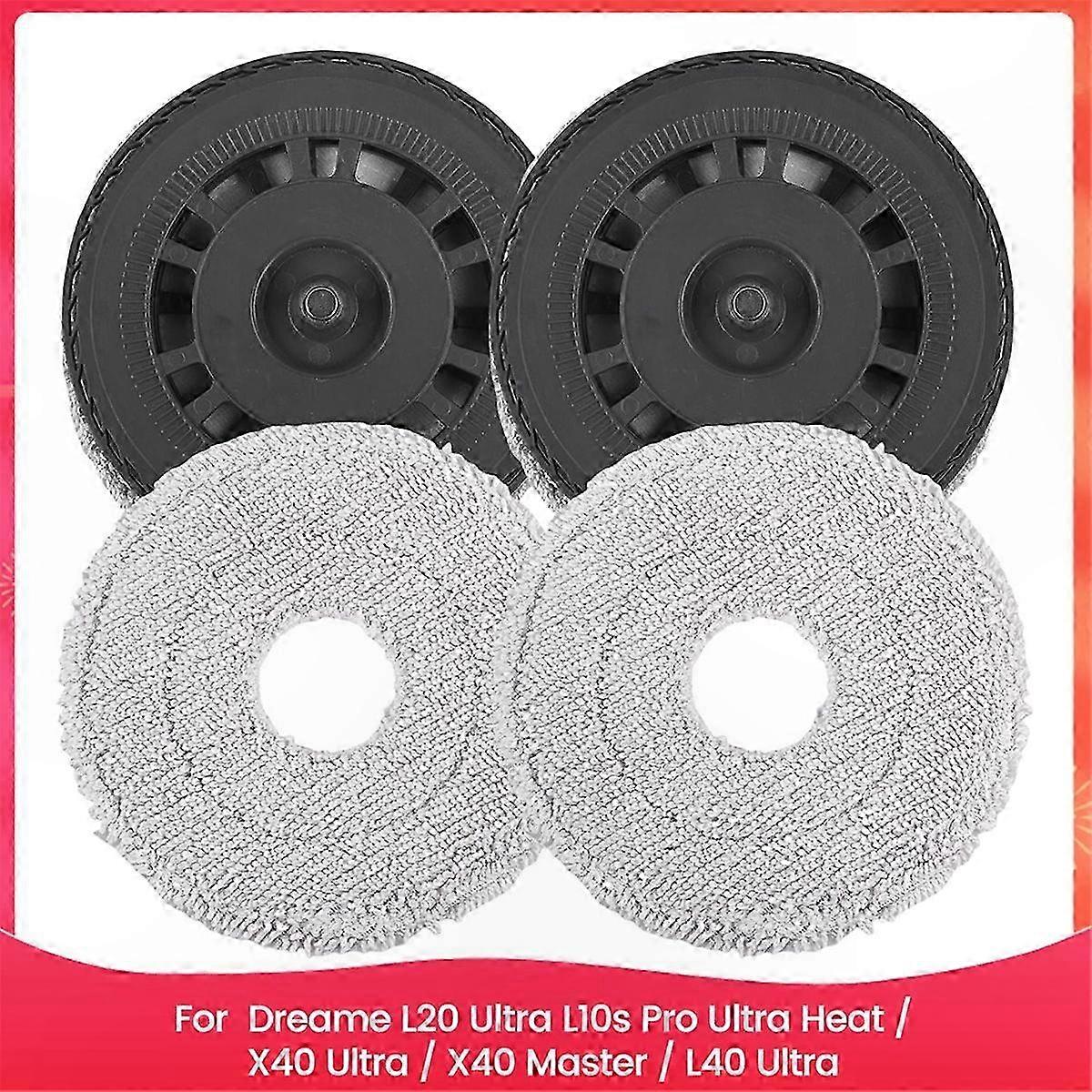 Microfiber Mop Cloth Plate for Robot Mops Compatible with Multiple Models