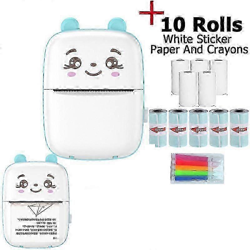 Mini Pocket Sticker Printer, Bluetooth Wireless Portable Mobile Printer Machine Thermal Printer For Notes, Memo, Photo, Pocket Label Receipt Printer