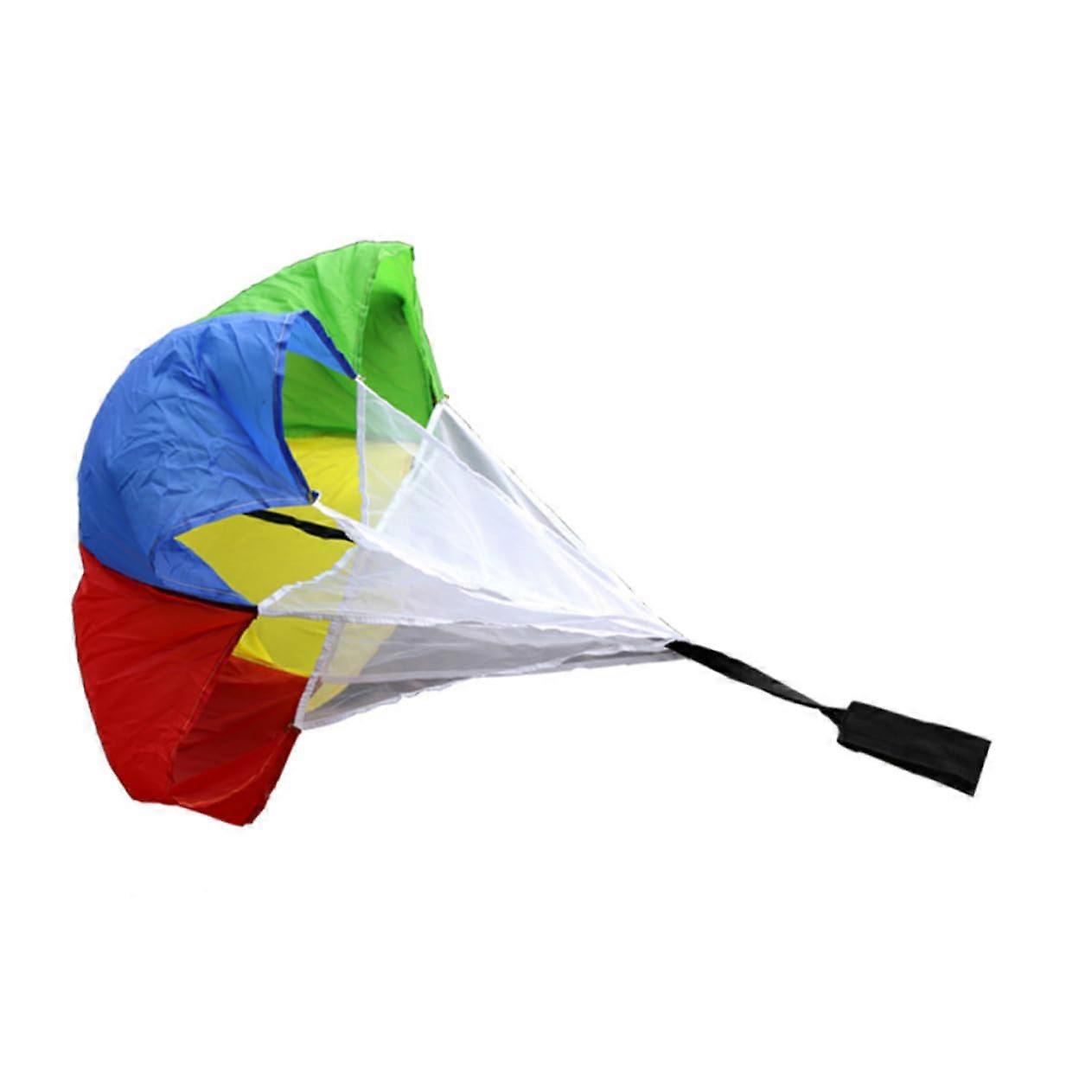 Resistance Parachute For Running With Mesh Panel Colorful Outdoor Speed And Endurance Training Equipment