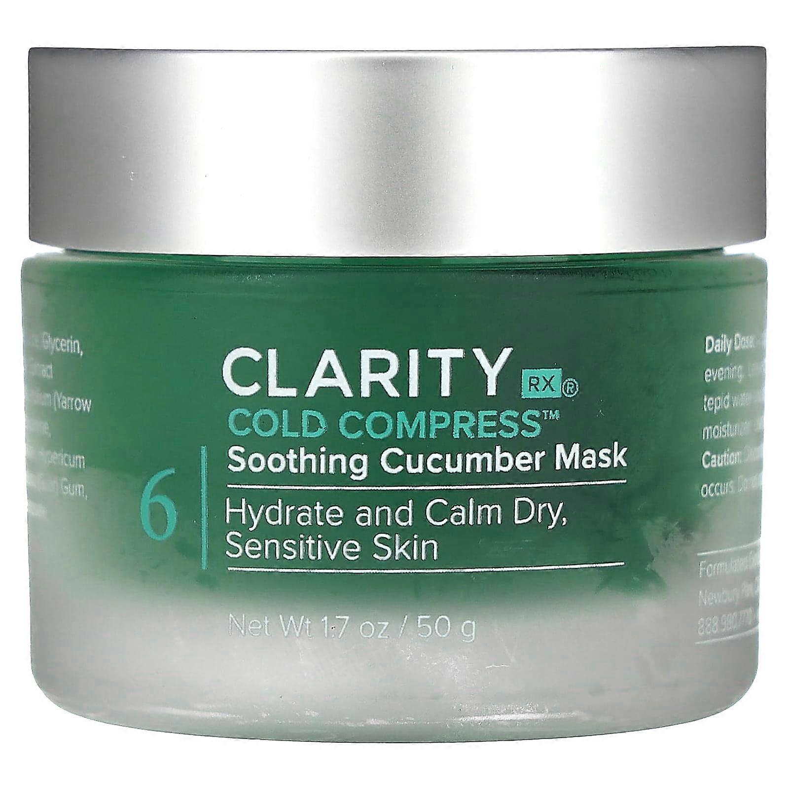 Cold Compress Soothing Cucumber Mask , 1.7 oz (50 g)