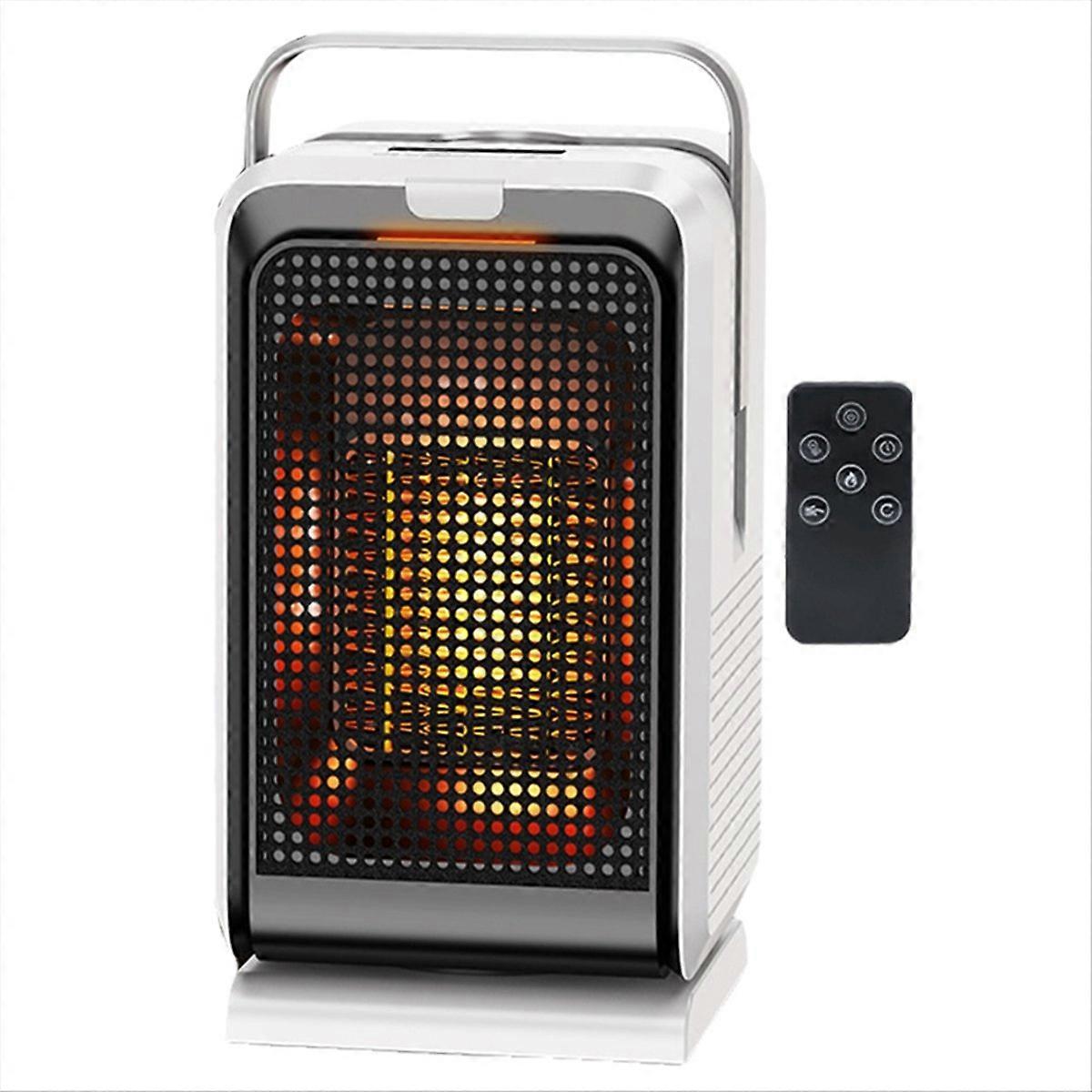 Electric Heater Portable Desktop Heater EU Plug White