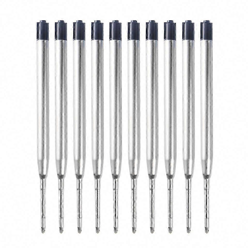 10Pcs 1.0mm Ball Point Pen Refills, Replaceable Ink Refills for Smooth Writing