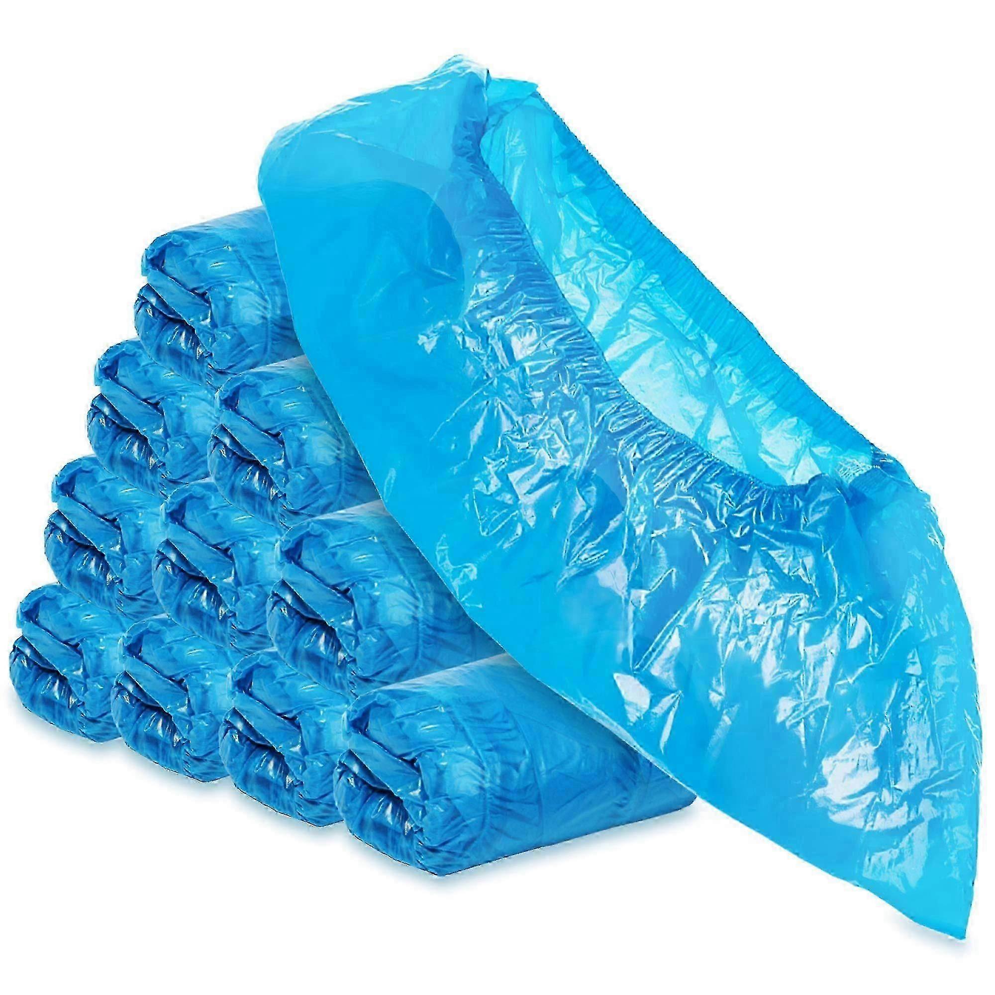 بطانات أحذية يمكن التخلص منها 100x - 3 جرام لكل بطانة حذاء - بطانة أحذية مقاومة للماء يمكن التخلص منها - مقاس واحد.