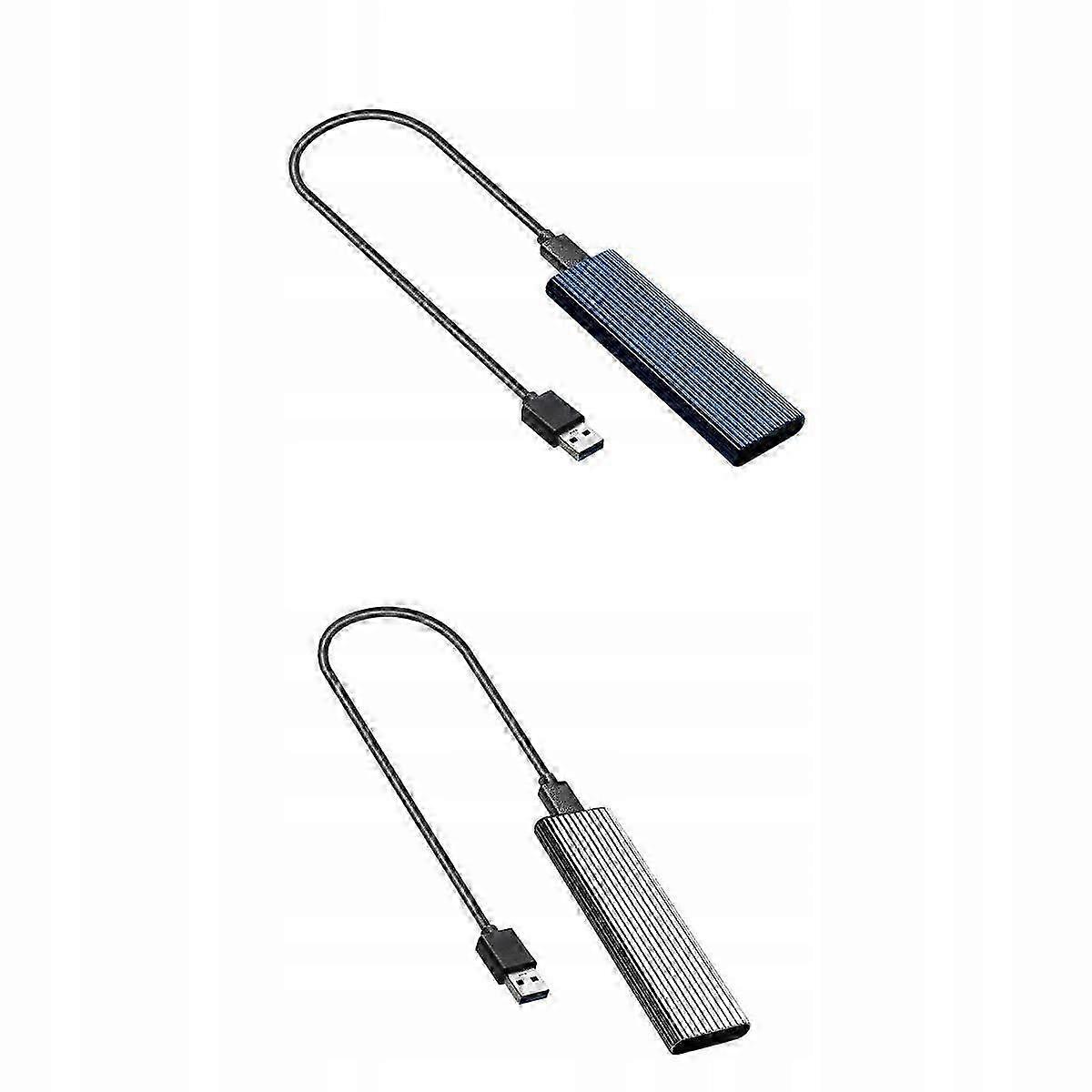 Usb 3.0 To Ngff M.2, B Key 6gbps Ssd External Enclosure Case Adapter Reader