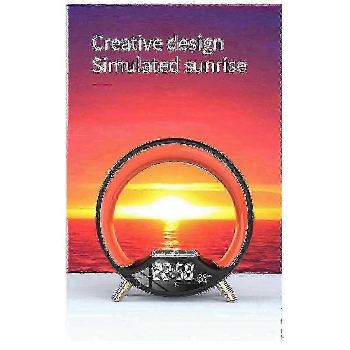 3 in 1 Multi-Function Night Light with Wireless Charging Bluetooth Speaker Smart Alarm Clock Atmosp SZRH A-F miao4