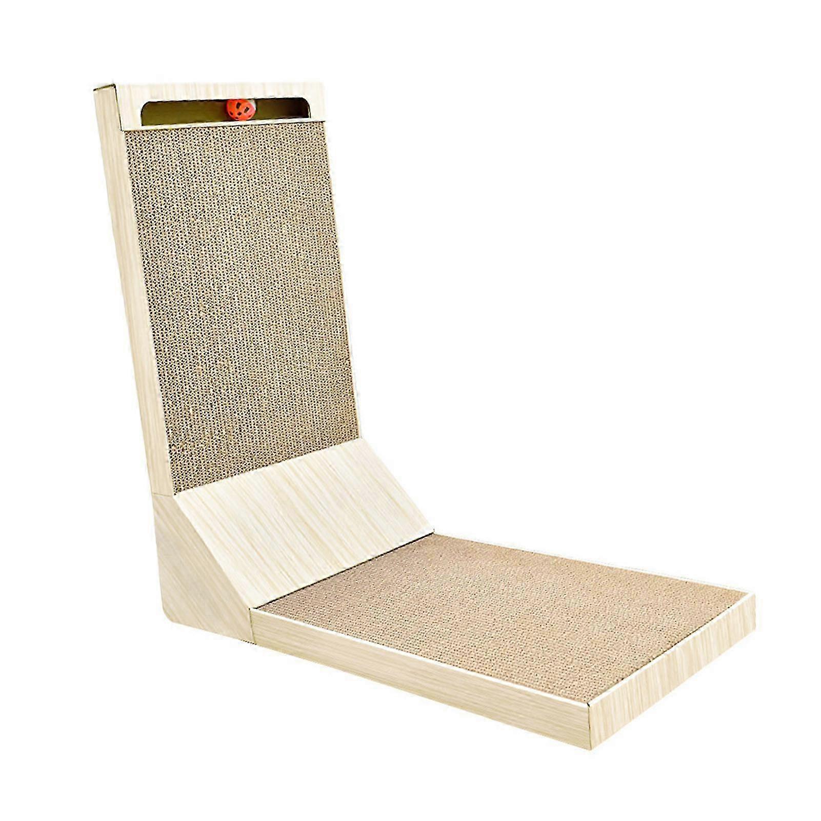 Multipurpose L-Shape Cat Scratcher Board - Durable Corrugated Cardboard for Claw Grinding