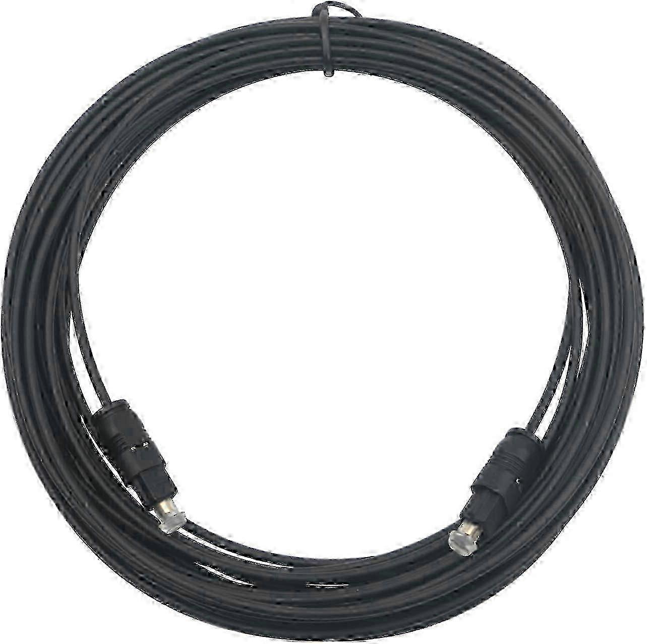 10M Black Digital Fiber Optical Audio SPDIF TosLink Cable