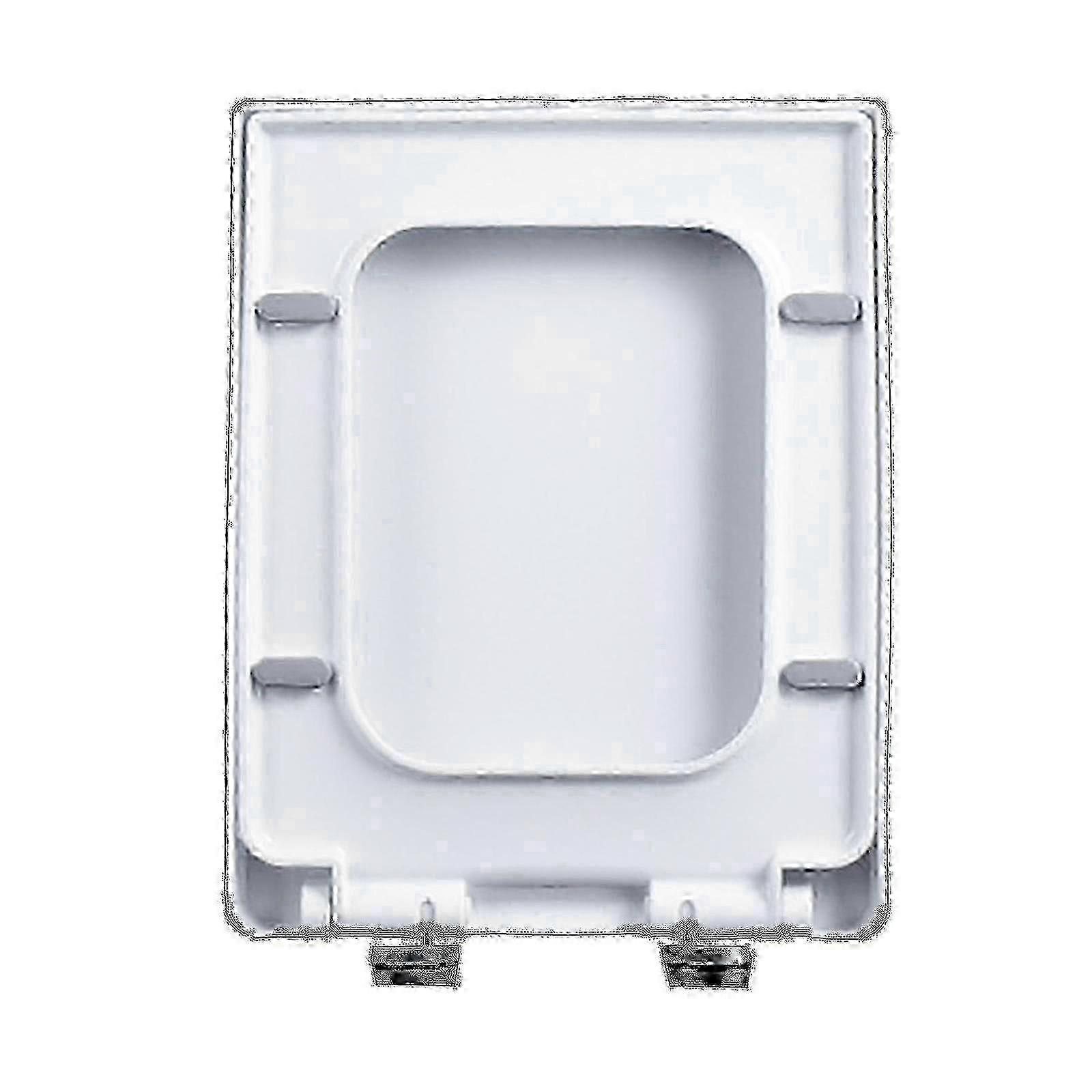 2025 1mor WC-Sitze Schließen Pp Längliche quadratische Form Badzubehör Langlebige Heavy Duty 06c-pp Toilettendeckel