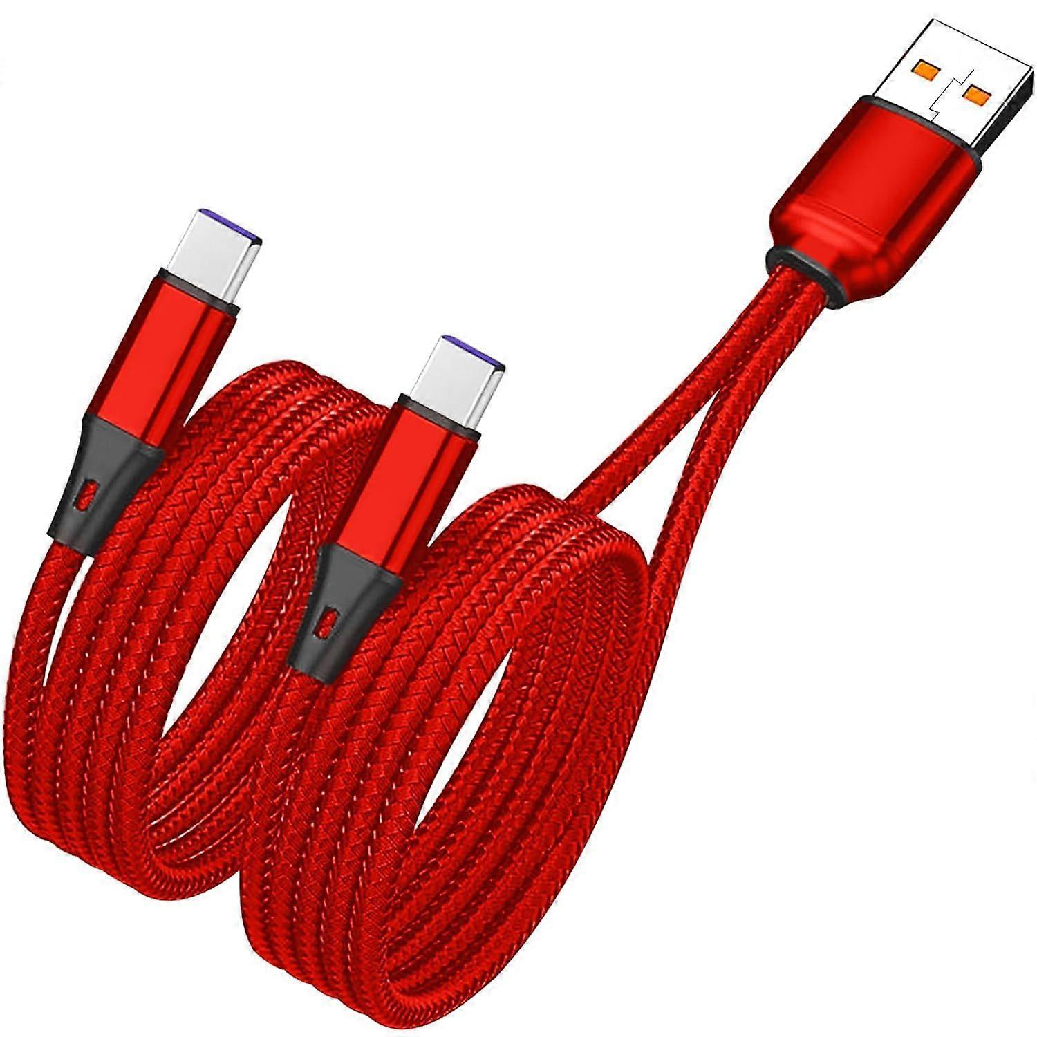 4FT Multi Splitter IP USB Charging Cable,2 in 1 Multiple Charging Cable Nylon