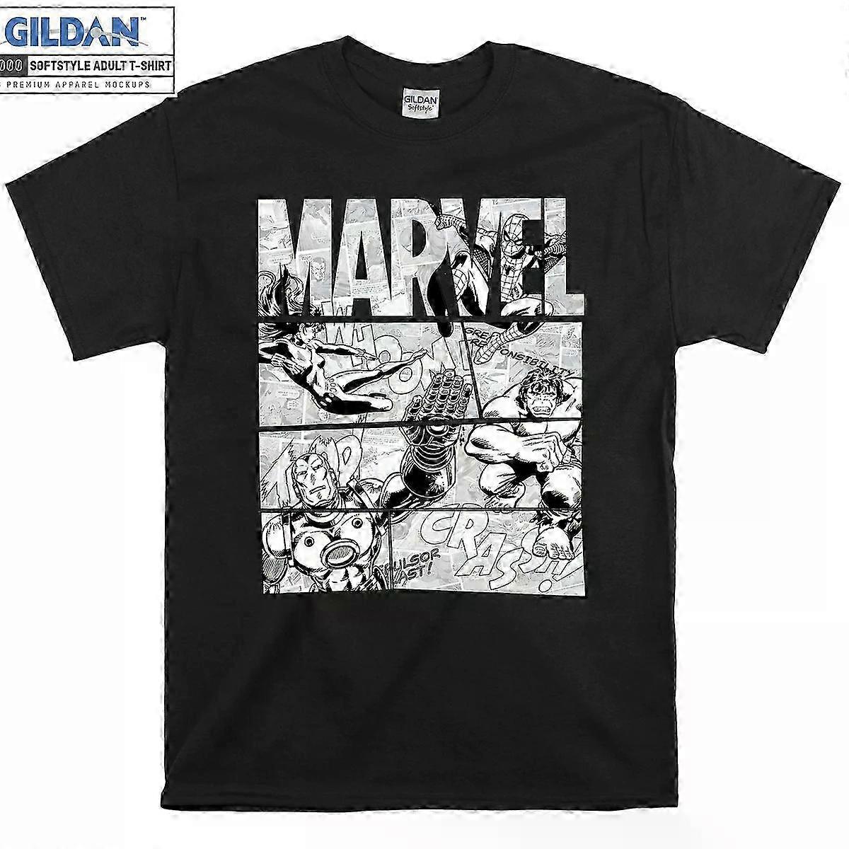 Marvel Avengers Retro Black T-shirt