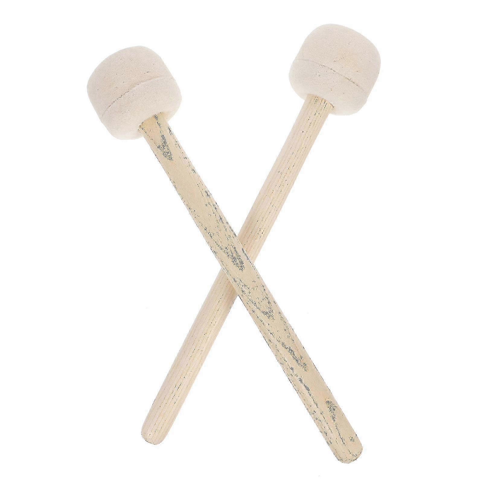 Bass Drum Mallets - Soft Wool Felt Tips for Xylophone & Marching