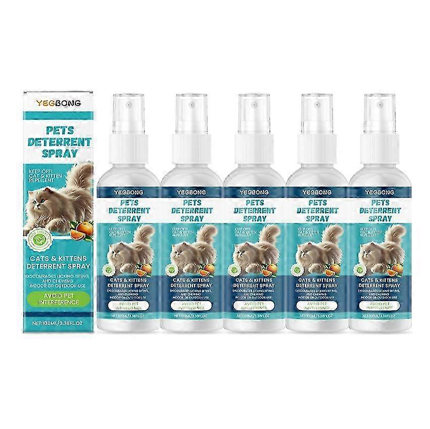 1-5x Anti-scratch spray for cats. Set up indoor restricted areas to expel pets and anti-scratch furniture sofa spray