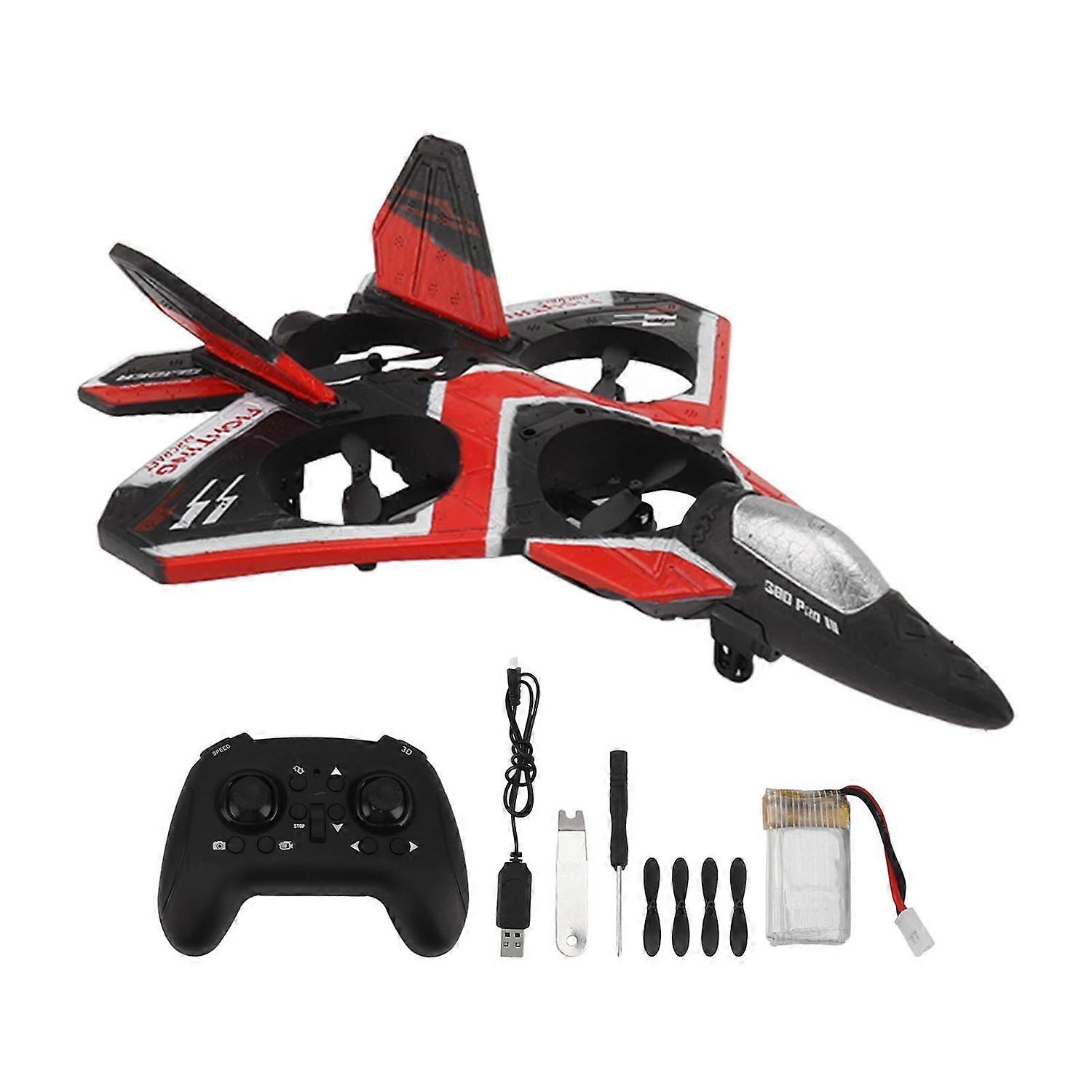S80 RC Jet Plane Airplane Drone Fixed Wing Flip 3 Speed Air Pressure Positioning Powerful Lighting R
