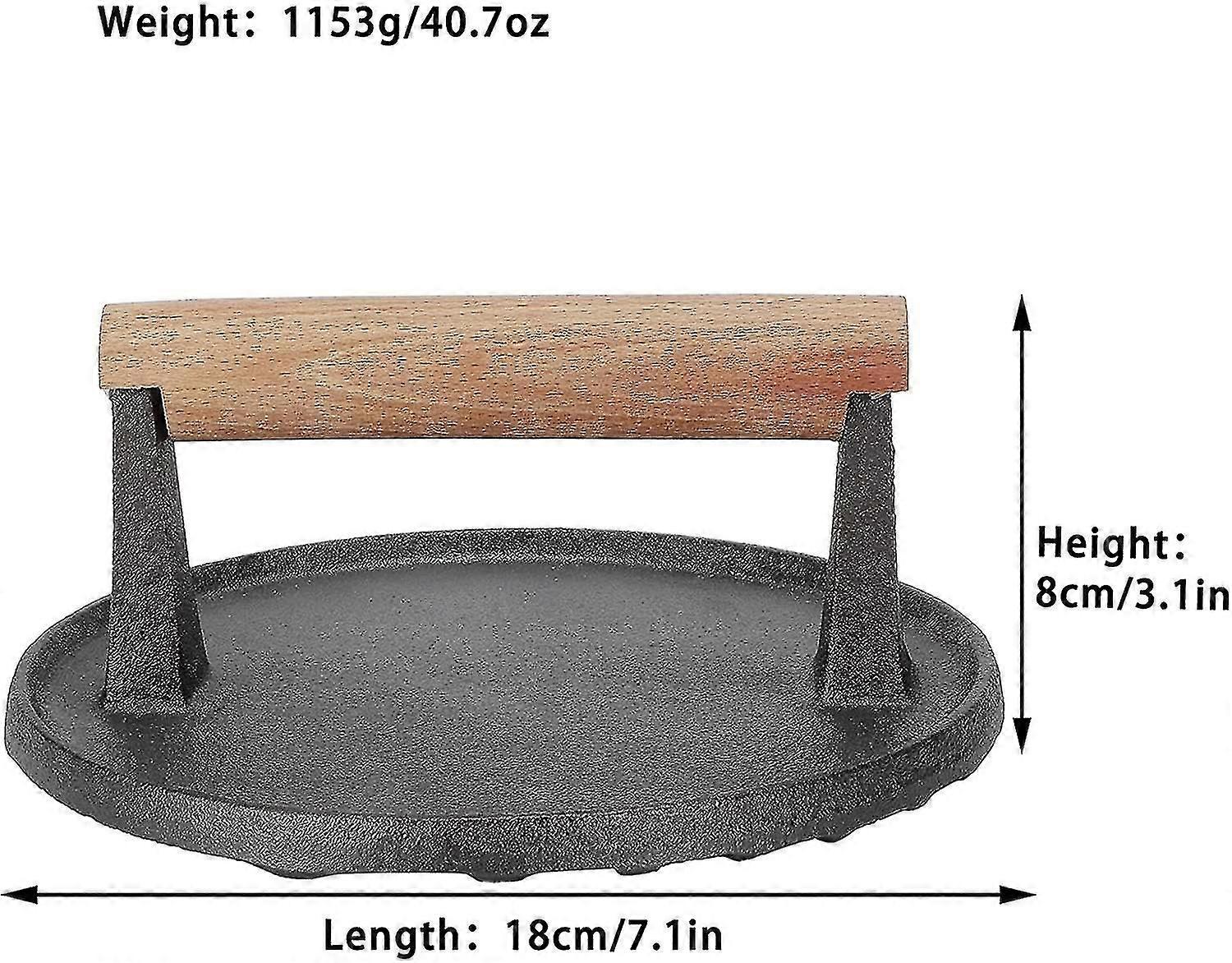 Hamburger Press Set With 120 Pcs Non-stick Paper Cuts 11cm For Burger Presses