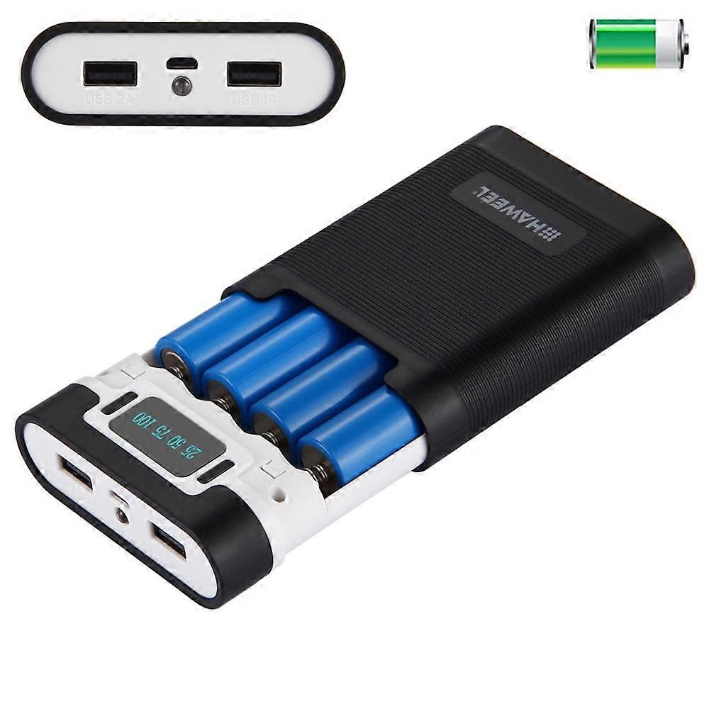 4 x 18650 Charger Box Portable Power Bank Case With 2 USB Port And Power Display