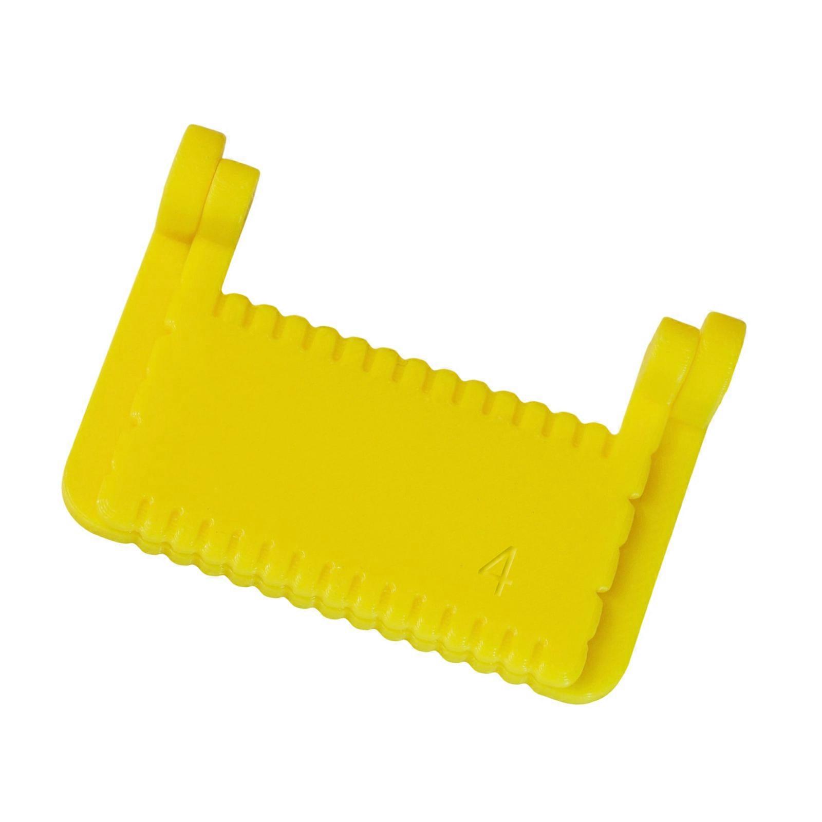 Accuracy Stitching Guide Plastic Locking Mechanism For Even Sewing Finger Safety Guard Crafting Aid For Fabric Projects  Yellow 4mm