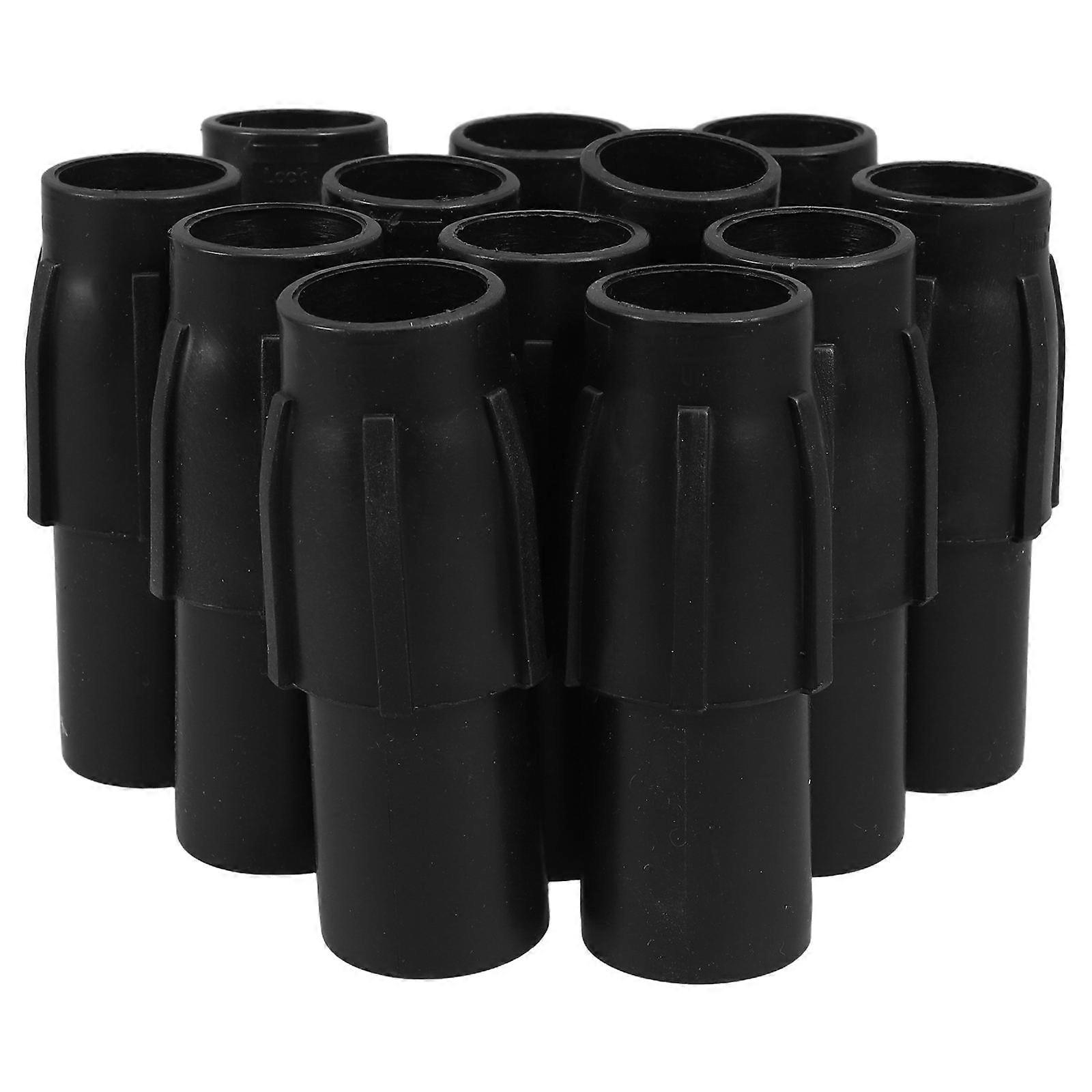 Broom Extension Rod Tips Duster Handle Threaded Tip Household Chores Adjustable Locking Mechanism 12Pcs