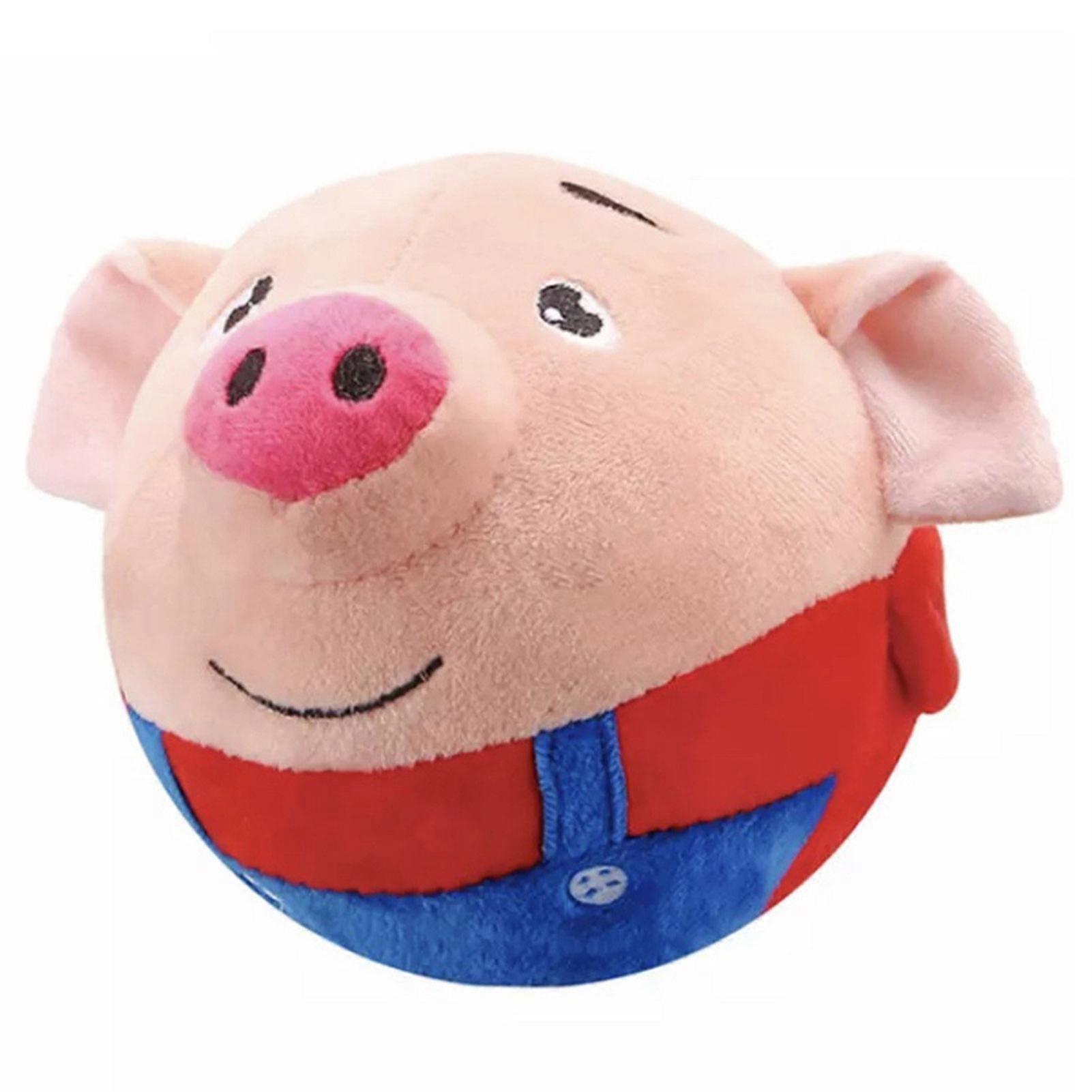 Cute Plush Bouncing Ball with Singing and Recording Features for Kids Playtime Fun