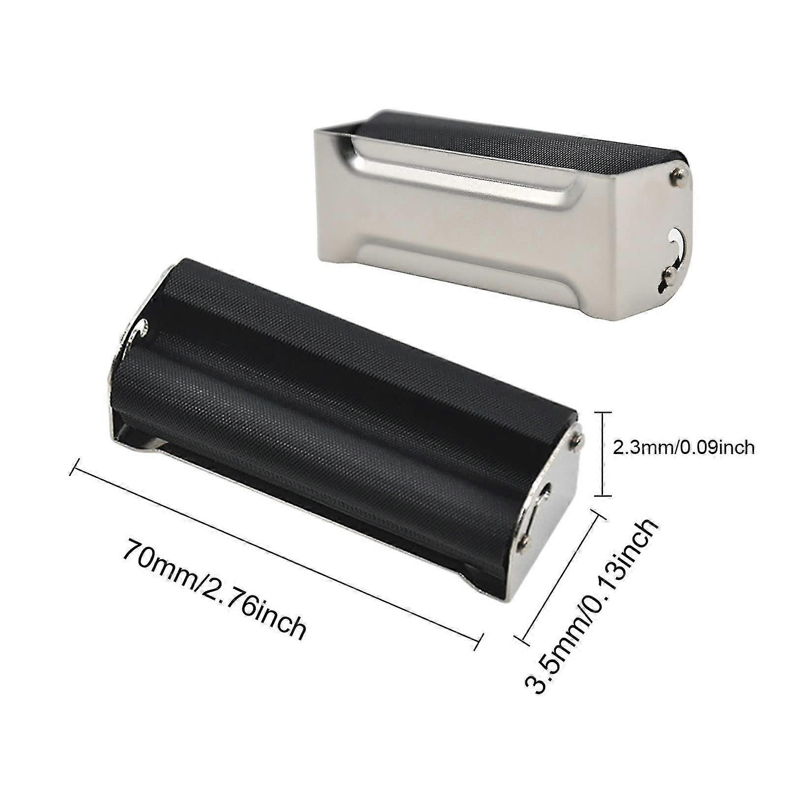 2pcs Manual Tobacco Roller Cigarette Maker Tool Metal