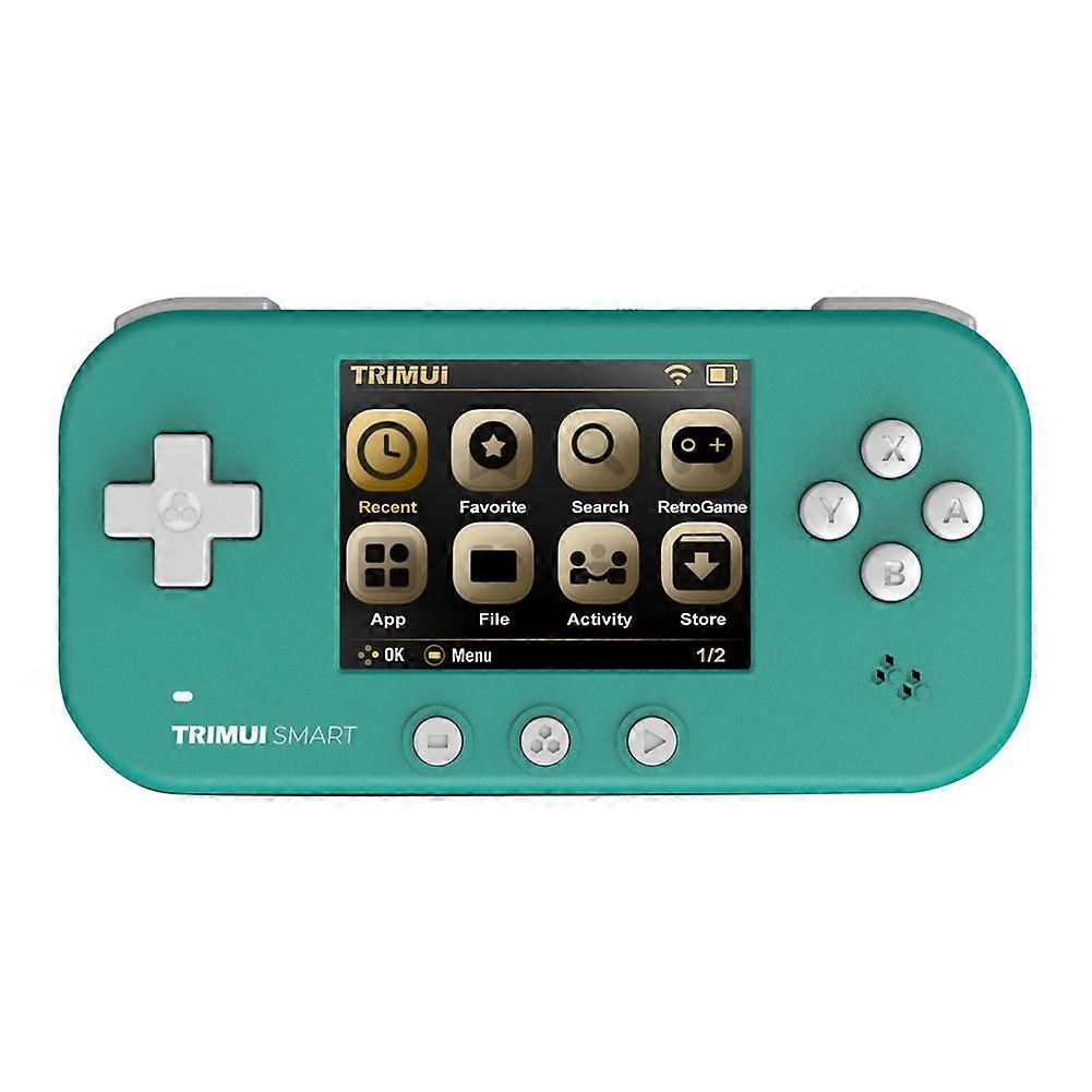 Trimui Smart Game Console for AMPOWN Matching 2.4Inch IPS Screen Open Source Retro Handheld Wifi Vs Handheld Game Console,Green