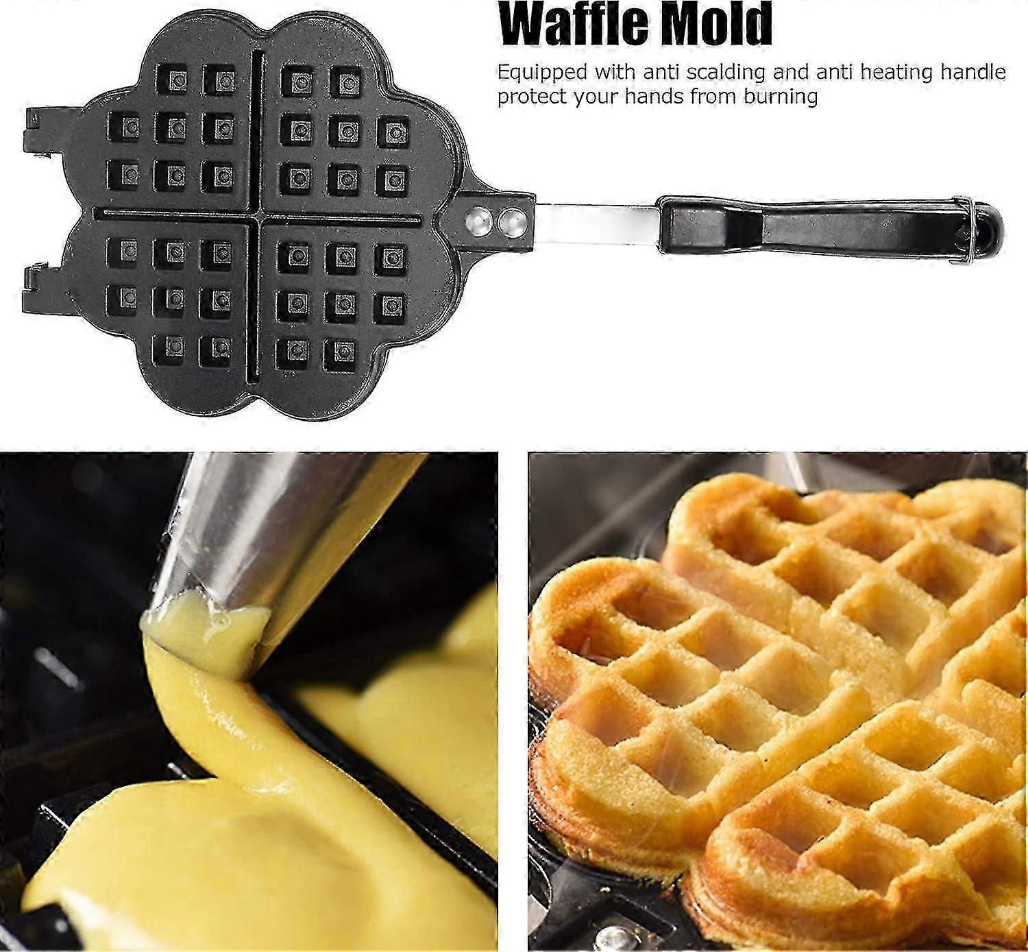 Waffle Maker Pan Stick Proof for Gas Stove 5.5 In
