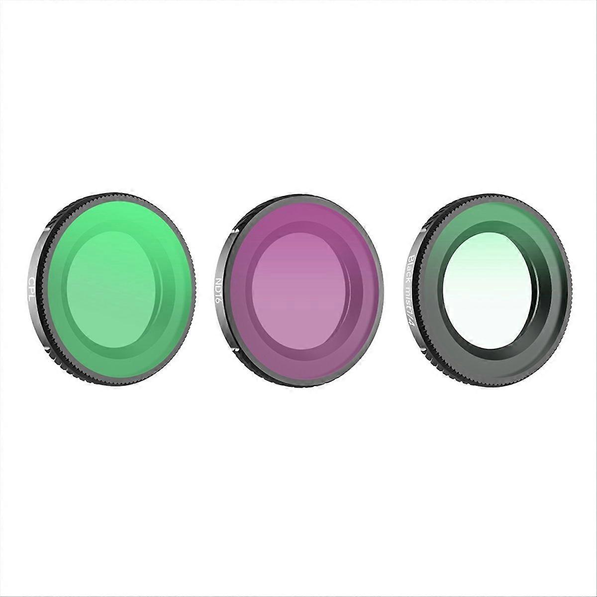 Lens Filter Kit for Nano CPL+ND16+1/4 Black Mist Lens Filters for Nano Camera Accessories