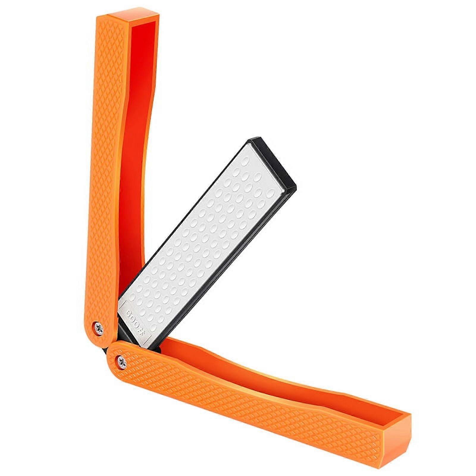 Double Sided Diamond Sharpener, Orange