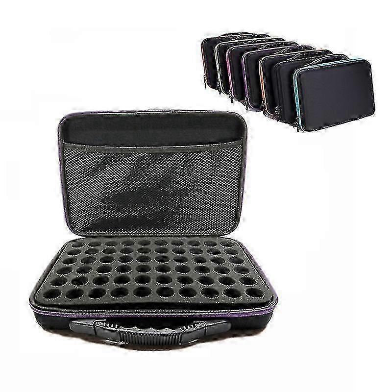 Carrying Case 60 Vials Essential Oil Carrying Case, Holds 15ml Bottles Random Color