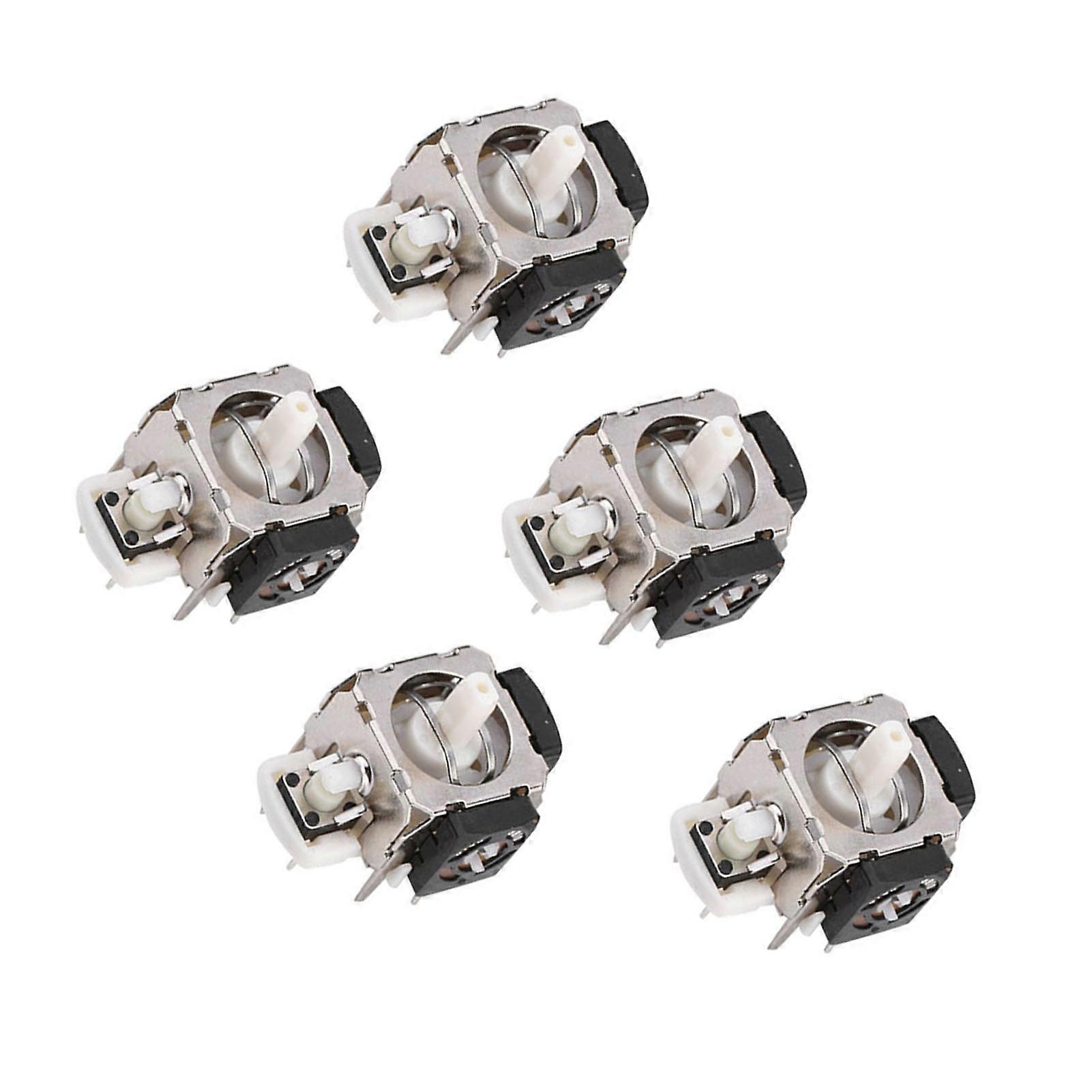 5 Pcs Analog Stick 3D Joystick Replacement for Xbox 360 Wireless Controller