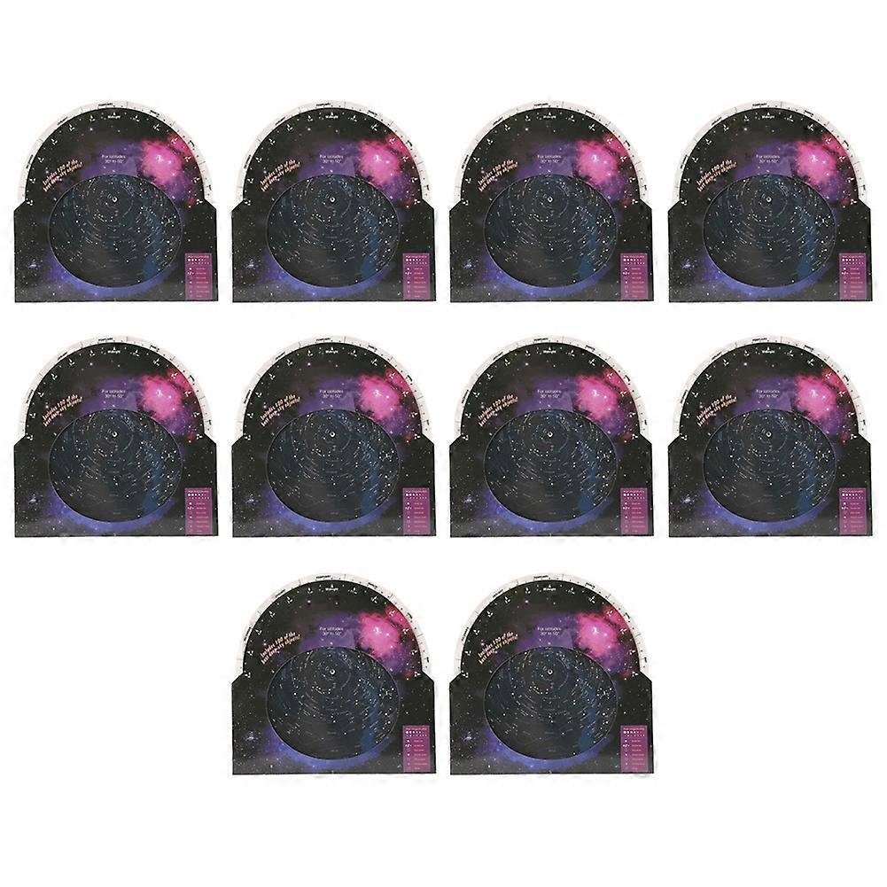 10 Pcs Star Map Rotating Direction Finder Star Maps Efficient Telescope Accessory for 30050 Degrees