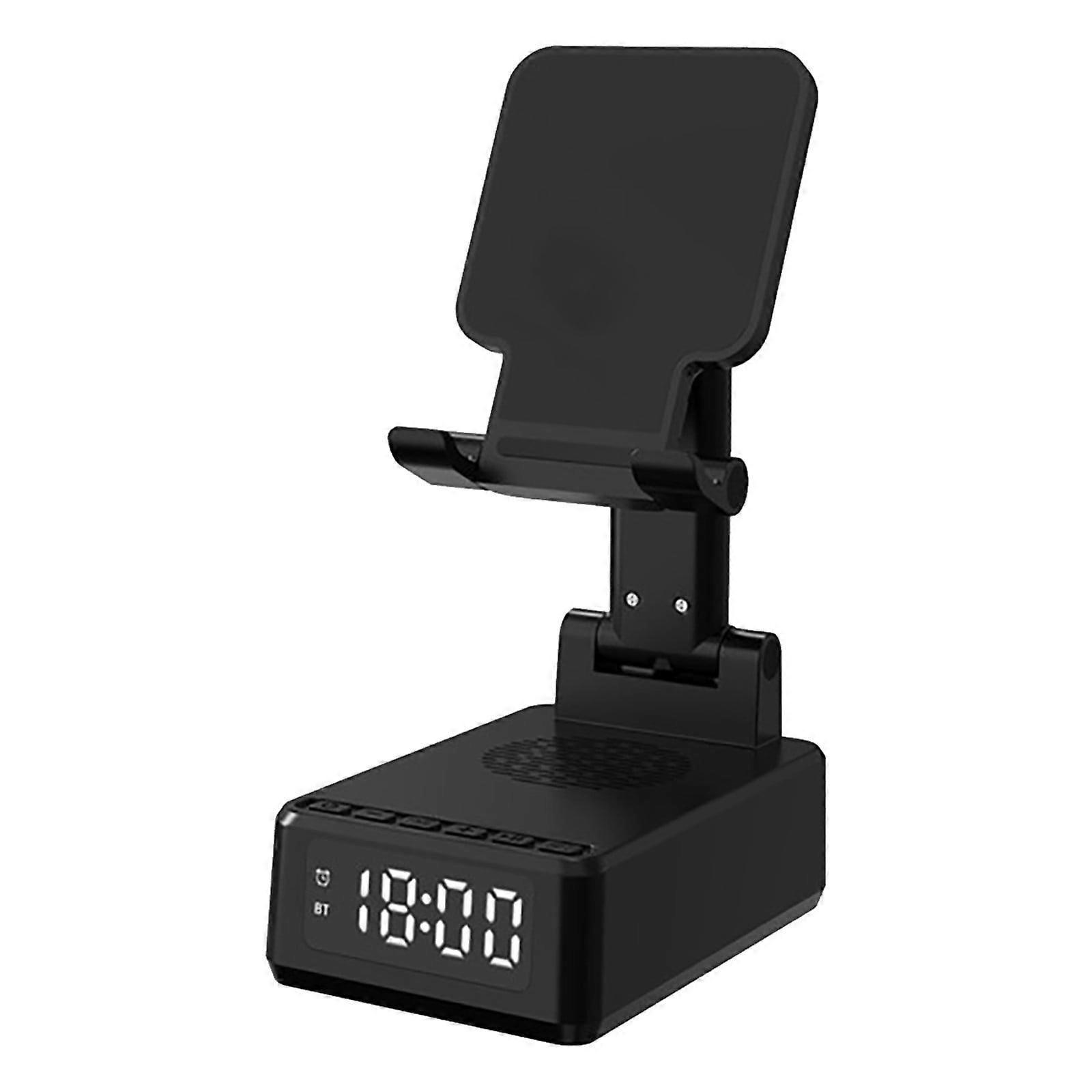 Home Appliances ZKCCNUK Desktop Bluetooth Speaker Clock Alarm Multifunctional Foldable Lifting Tablet Phone Holder Wireless Charger Clearance