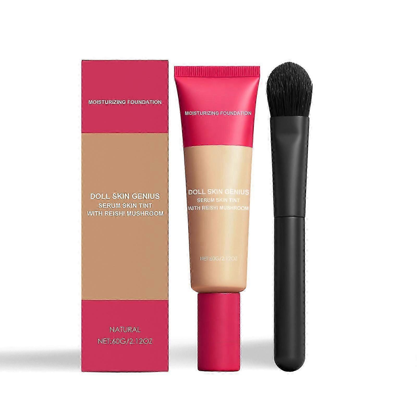 Amz Natural Color Moisturizing Foundation Cream Has A Light And Thin Texture, Moisturizing And Brightening The Skin. It Is Suitable For Both Oily And