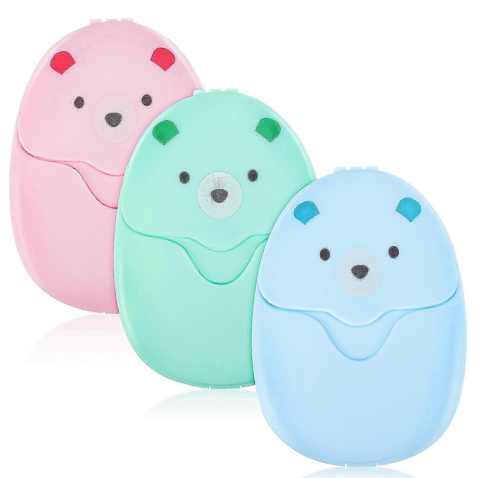 3 Pcs Paper Soap Sheets Travel Soap Paper Soap Sheets For Travel Hand Soap Flakes Traveling Hiking Essentials