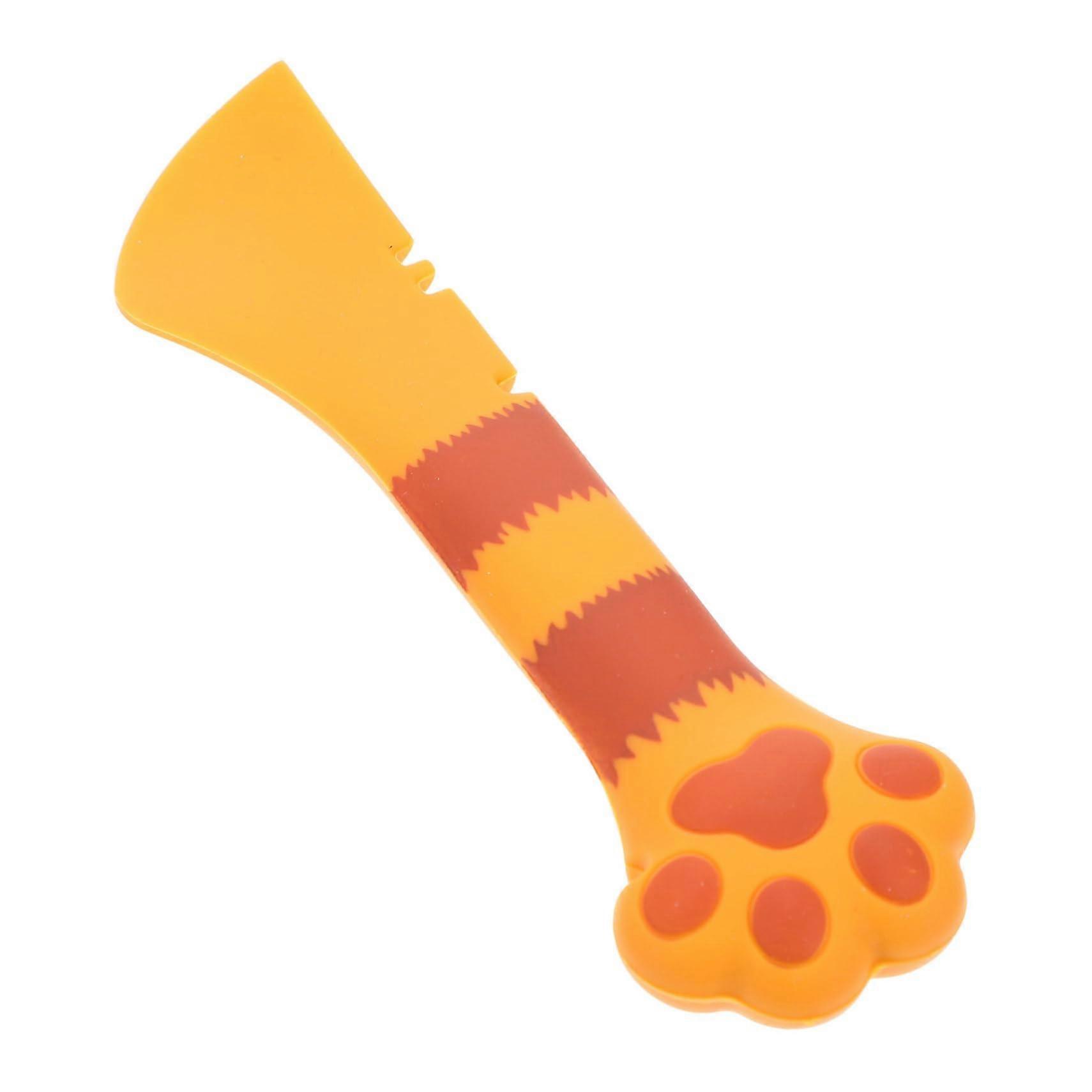 Silicone Pet Can Opener Spoon 3 in 1 Design for Wet Cat Food with Ergonomic Handle Lightweight