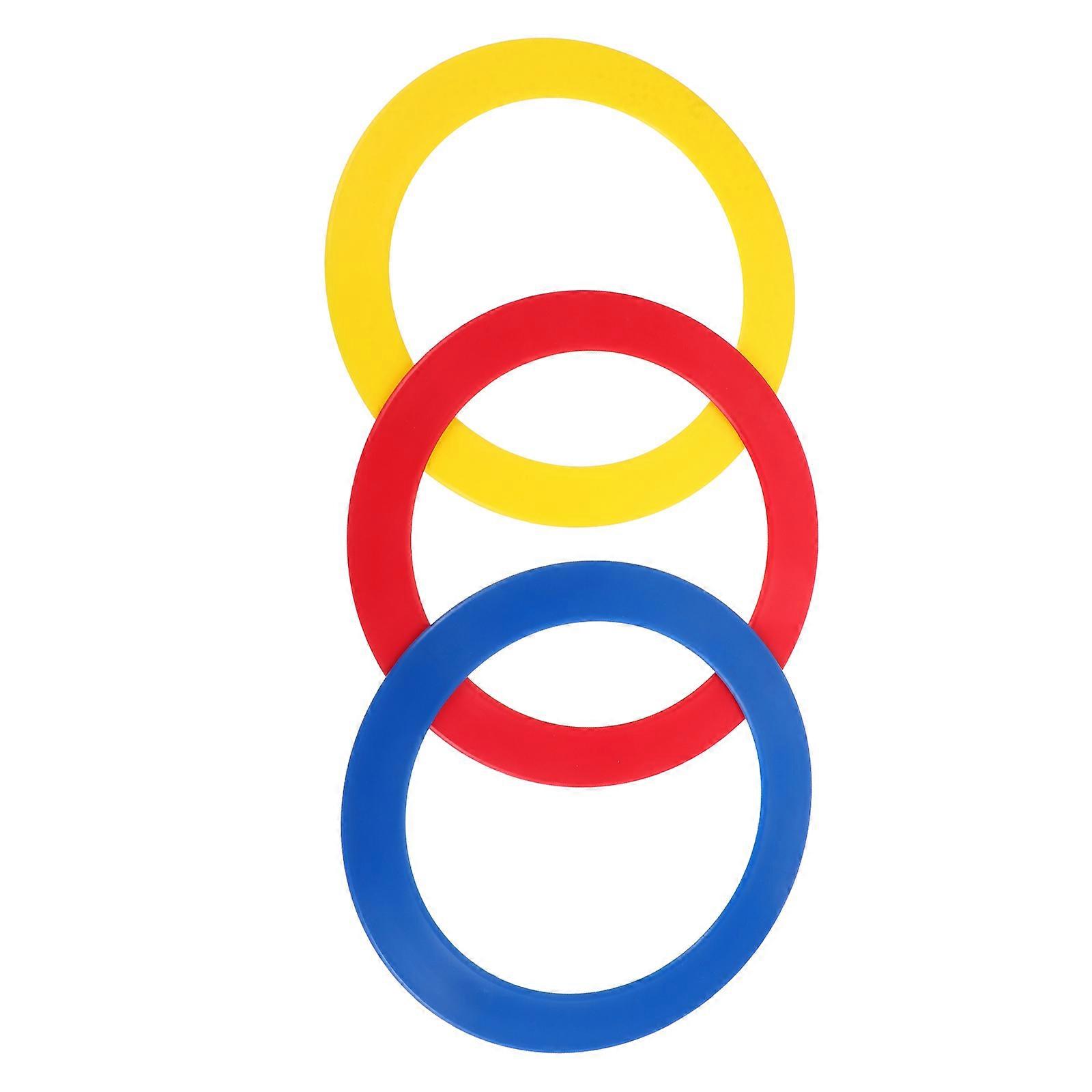 Acrobatic Circus Rings Hand Juggling Rings for Circus 3Pcs Juggling Act Props