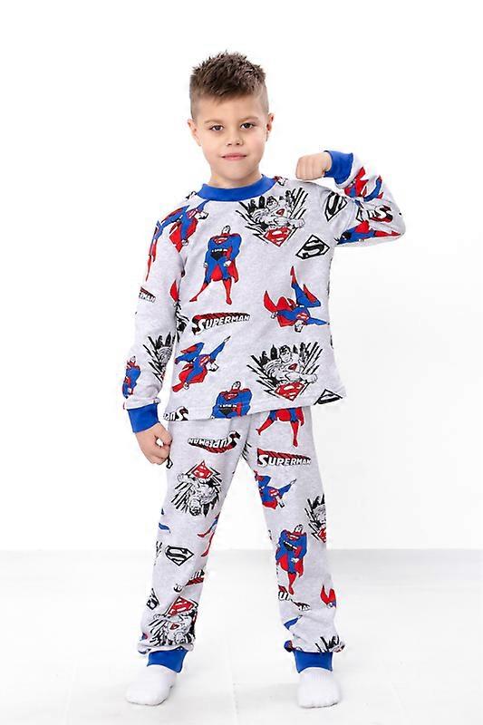 Pajamas – Boys' Warm Printed Set with Long-Sleeve Top & Pants,, Demi-season,  HC 6076-024-6